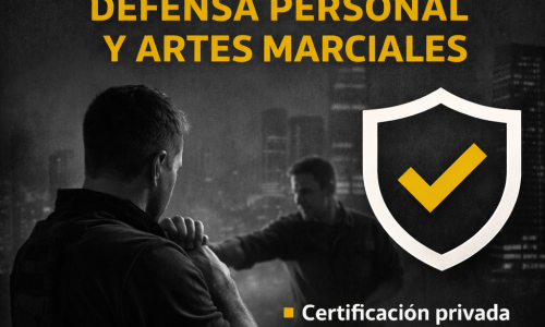 Instructor de Seguridad, Defensa Personal y Artes Marciales